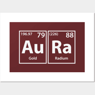 Aura (Au-Ra) Periodic Elements Spelling Posters and Art